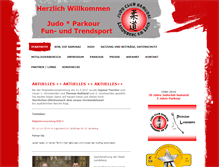 Tablet Screenshot of judo-landsberg.de